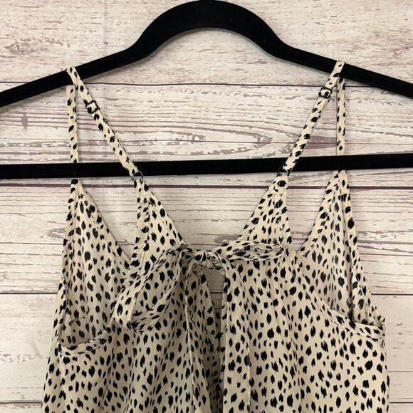 Wishlist Strappy Cheetah Print Dress with Pockets S/M - Picture 6 of 7